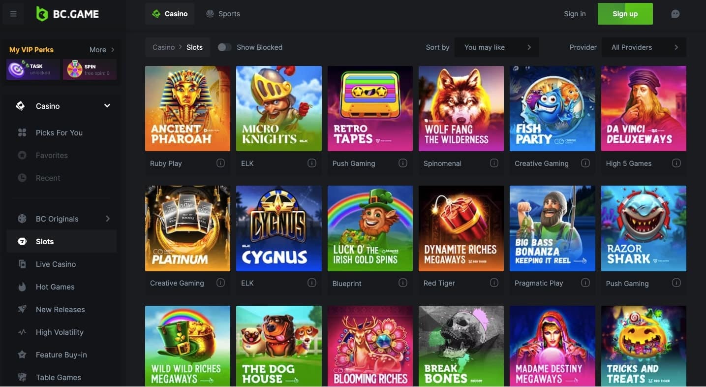 Avaliação de cassino online de todos os caça-níqueis