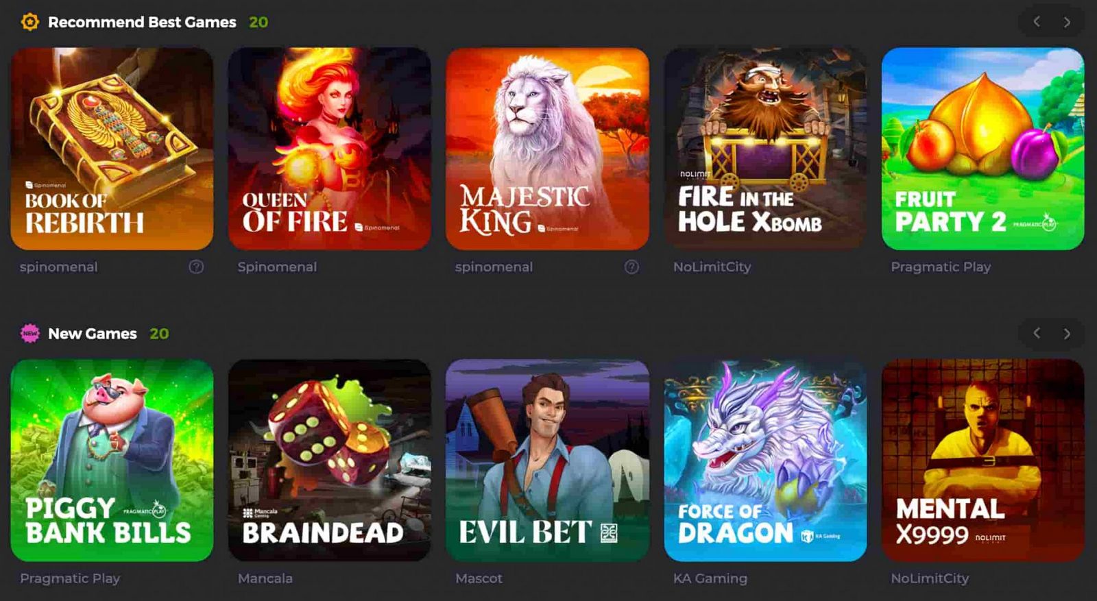 Avaliação de cassino online de todos os caça-níqueis